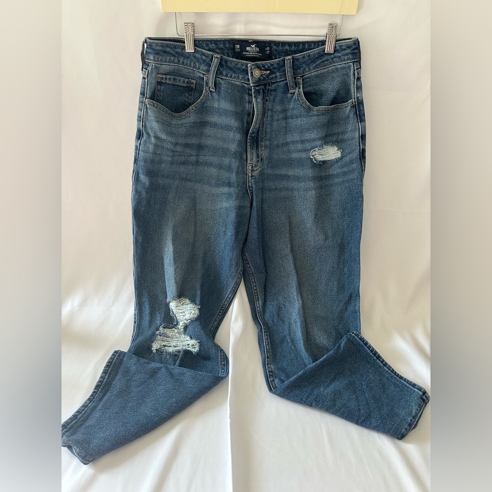 Hollister Ultra High Rise Vintage Straight Jeans Women 13R 31x27